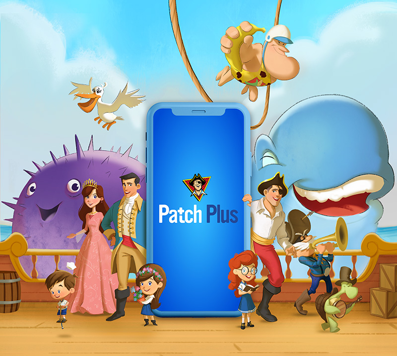 Patch the Pirate Plus App - Character Building Adventures